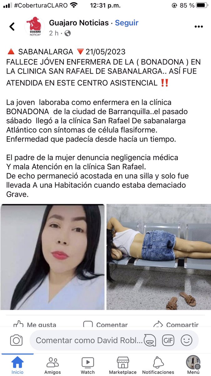 Daaviid08's tweet photo. Hasta cuando tendremos una salud digna? hasta cuando van a jugar con la vida de las personas ? 

@Gobatlantico 
@ministeriosalud 
@jlmanotas 
@elsanoguerabaq 
@salud_atlantico 
@MpioSabanalarga 
@saidgomezM 
@ARIZAMARGARITA https://t.co/Pa5e0P8gop