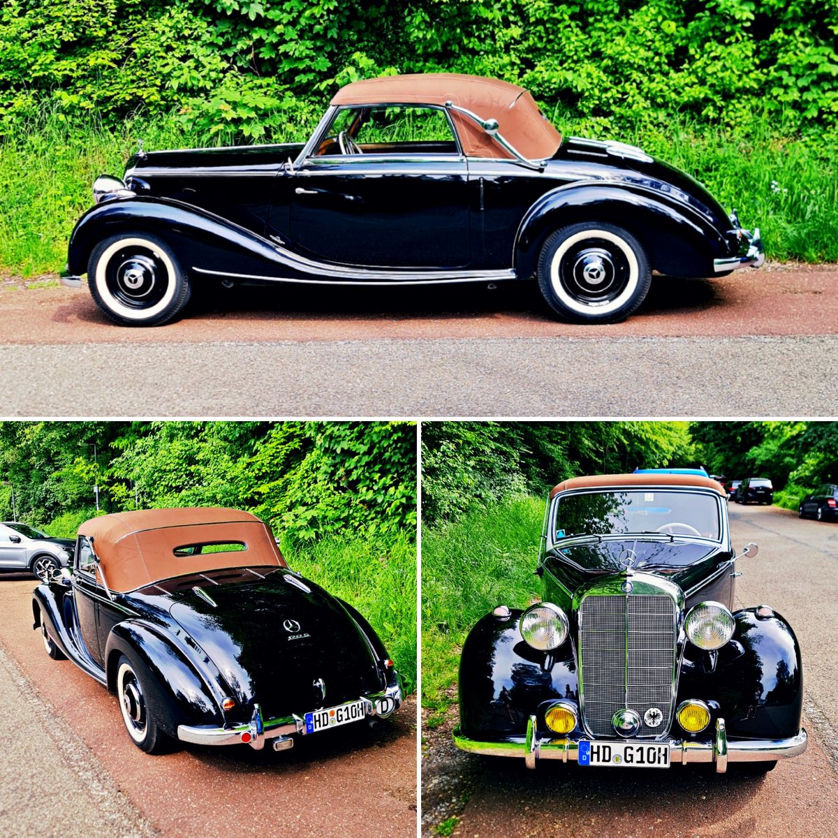CuvinciucAdrian's tweet photo. Bijuterie de două  sute de mii de euro pe patru roți .🤭🤭🤭 Model din 1951  Mercedes-Benz 170 S Cabriolet A.#germany🇩🇪 #burgguttenberg #BadenWuerttemberg https://t.co/MuZsddgsBH