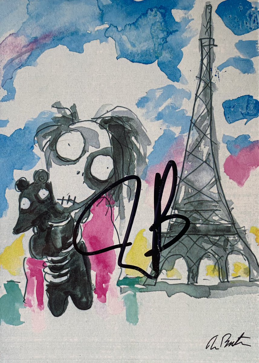TimBurtonFR's tweet photo. À l'occasion de l'exposition Le Labyrinthe de Tim Burton à Paris, je vous offre deux places pour l'exposition ainsi qu'un autographe signé par la main du maître. Pour participer, il faut me suivre, retweeter et me dire pourquoi vous aimez Tim. https://t.co/dQNpr5FqsA