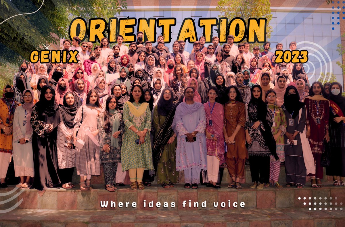 Genix_cust's tweet photo. Genix,  Department of Bioinformatics and biosciences organized Orientation and oath taking Ceremony 2023.

#cust #capitaluniversity #genix_cust #genix
#GenixSociety #OrientationEvent #StudentLife #ProfessionalDevelopment #CommunityEngagement  #Collaboration #PersonalGrowth https://t.co/4UvL9PzpLk
