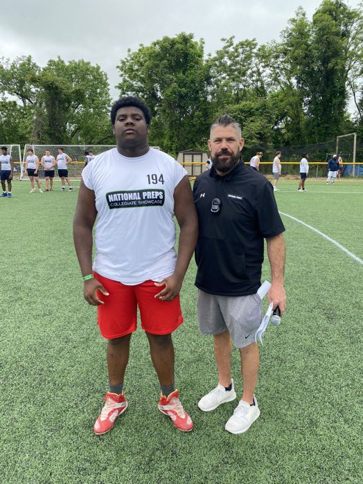 Had a great day at the National Preps camp yesterday. Thank you to <a href="/tdhald/">Todd Haldis</a> <a href="/NPCoachZim/">Donnie Zimmerman</a> for the invite!
<a href="/FBConcordiaPrep/">Concordia Prep Football</a>