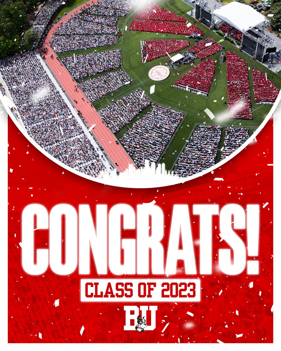 You did it 🎓 Congratulations, class of 2023! #GoBU