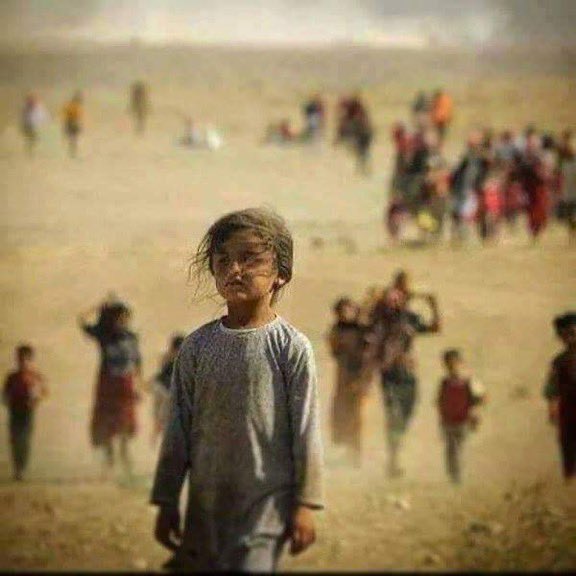 Yazidis are a religious minority who lived in an uneasy existence with MusIim neighbors in Iraq and Syria.

Tens of thousands of Yazidis fled the August 2014 Genocide in Shingal by lsIamic militants.