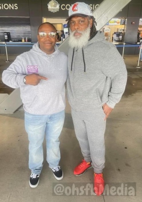 OHSFBMedia's tweet photo. Always a pleasure @Browns RB Coach #StumpMitchell. https://t.co/5gP7QYCTCp