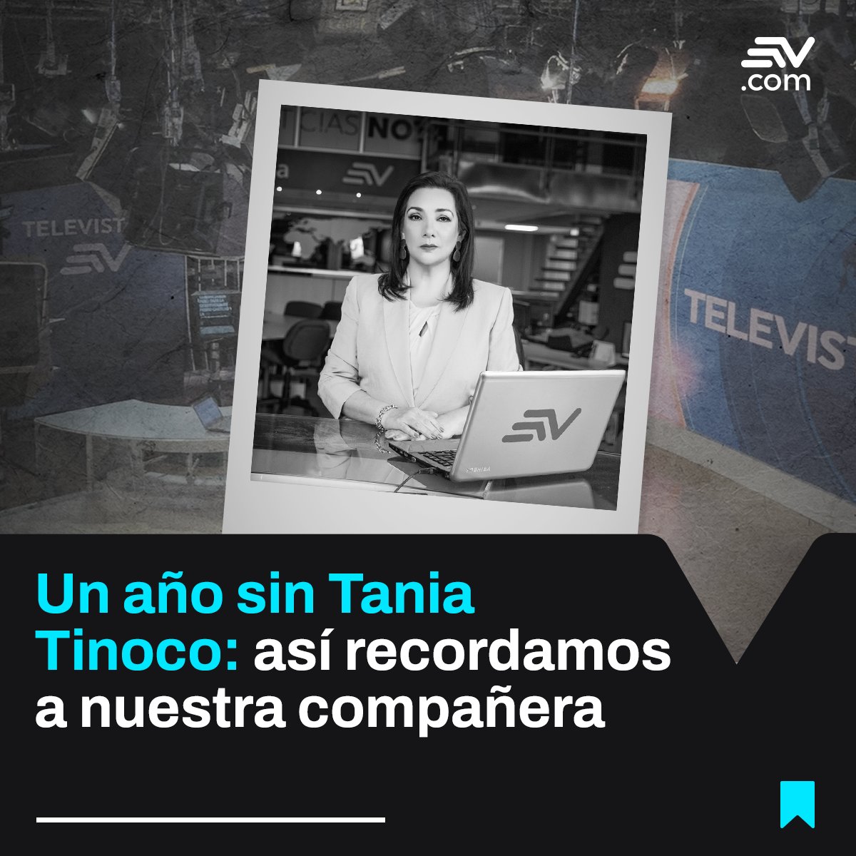 EcuavisaInforma's tweet photo. 🖤🕊 Hoy se cumple un año desde que nuestra compañera Tania Tinoco ya no está con nosotros y Ecuavisa rememora su legado periodístico.

Te contamos 👉 https://t.co/HeEzENAa2x https://t.co/ZjWG7MilCq