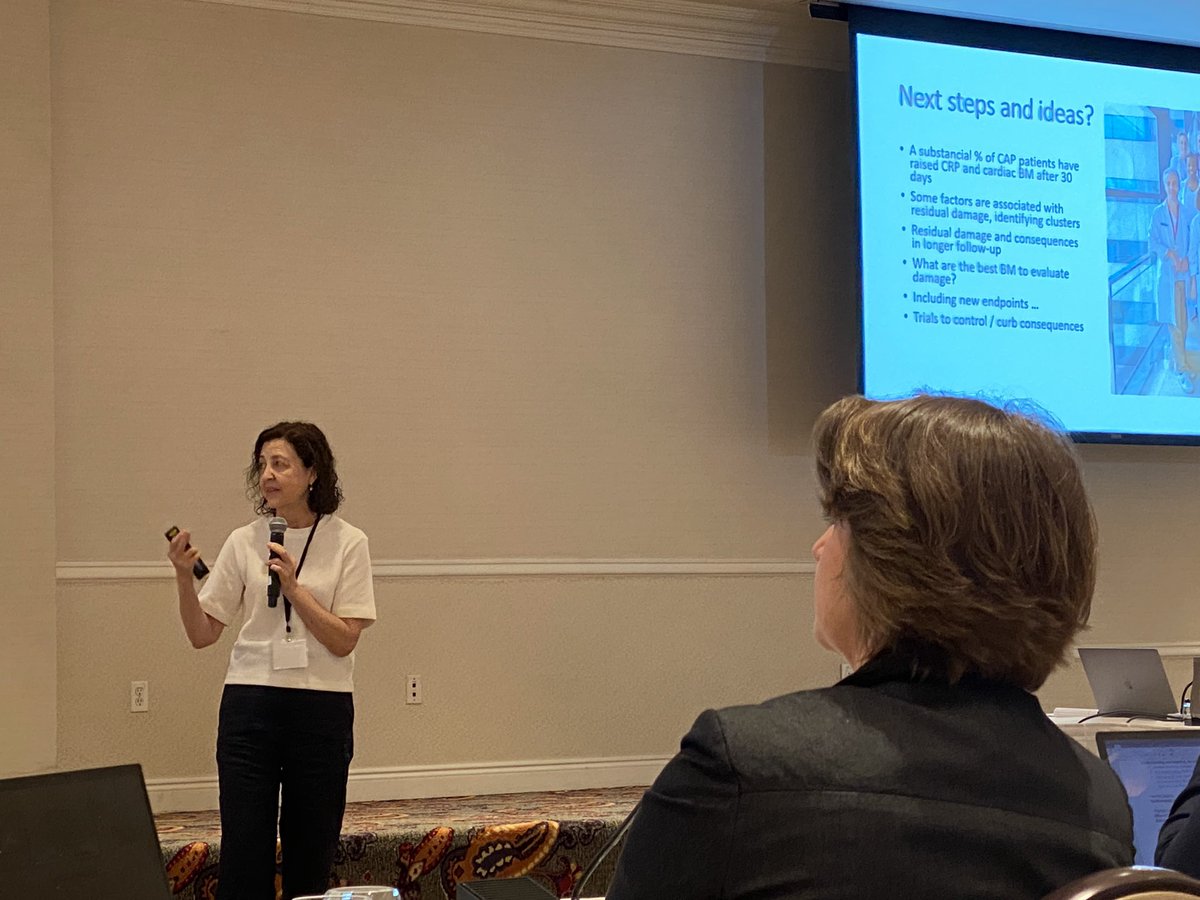 Great talk and exciting discussion about long-term cardiovascular damage in pneumonia. Congrats <a href="/RosarioMenend12/">Rosario Menendez</a>  #IRIS #ATS2023 <a href="/SeparRespira/">SeparRespira</a> <a href="/IISLaFe/">IIS La Fe</a> <a href="/HospitalLaFe/">HospitalLaFe</a>