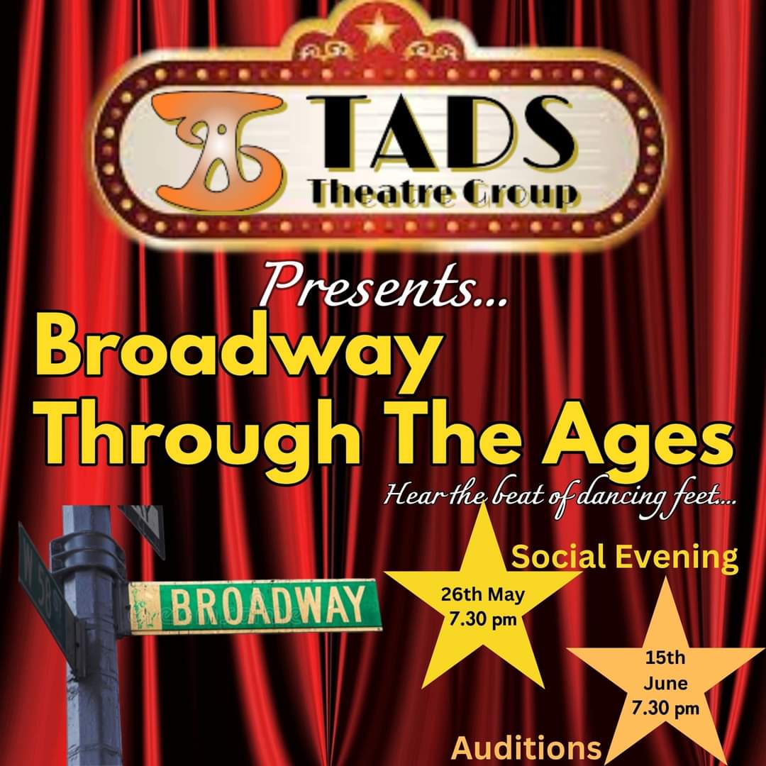 🎭 Calling all Broadway enthusiasts! Join us on May 26th at 7.30PM for a pre-audition evening at TADS Theatre! Get ready to sing your dream songs from Les Misérables, Wicked, Jersey Boys and more! 🫶✨ Embrace the magic! #BroadwayThroughTheAges #TADSTheatre #PreAuditionEvening