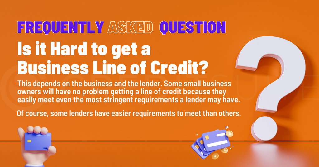 creditsuite's tweet image. 📈👀 Curious about the difficulty of getting a business line of credit? 💳  Well, the answer largely depends on your business and the lender you choose to work with. 

#BusinessLineOfCredit #SmallBusinessOwners #Finances