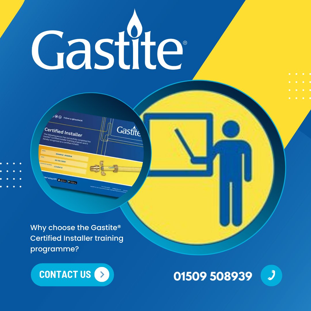 Our Onsite training session covers everything you need to know about using Gastite®, from installation best practices to making the most of its innovative features. 

#CertifiedInstaller #GastiteInstaller #TeamTraining #TrainingAtHome #OnTheJobTraining #OnlineTraining