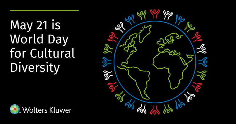 On #WorldDayforCulturalDiversity, we embrace diversity at #WoltersKluwer.  With nearly 20,000 professionals supporting customers across 180 countries, we understand the power of #diversity. Through our Inclusive Leadership training program, we foster #inclusivity.