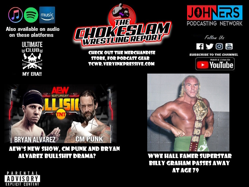 Ultimate_One1's tweet photo. 🚨NEW EPISODE🚨 Watch the new episode on my YouTube Channel  TCWR Ep: #140 AEW new show, CM Punk drama  WWE planning to put the tag belts on Sokoa and Reigns? Click the link https://t.co/Cf2DhLKJ7y #AEWCollision #cmpunk #ripbillygraham #WrestlingCommunity https://t.co/2XtMLUhc2i