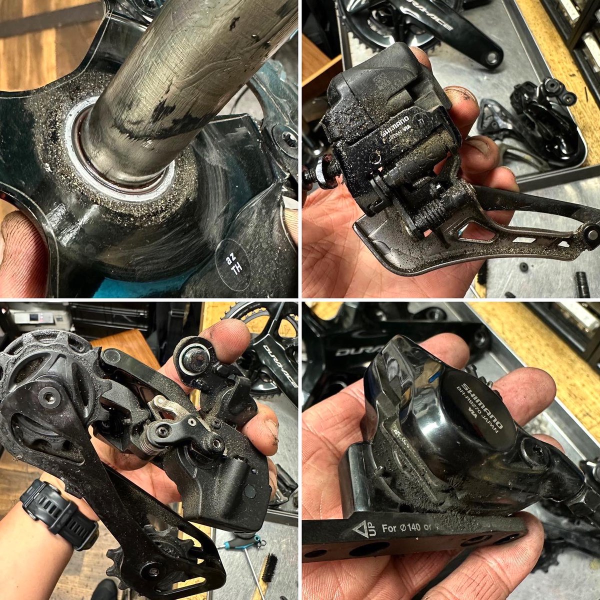 U2 BIKES on Twitter "今週最後は載せ替え依頼DURAACEのオーバーホール、奥の奥まで強力リフレッシュ🧼 よりよく長く