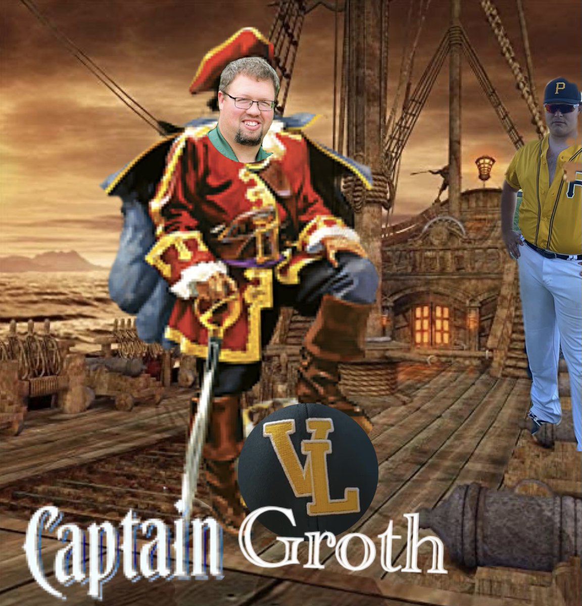 Captain Groth to the press this morning: “Yo Ho. A Pirates Life for me.”

It’s gameday. We will see you today at 1:30. 
#WeAreTheCaptainNow