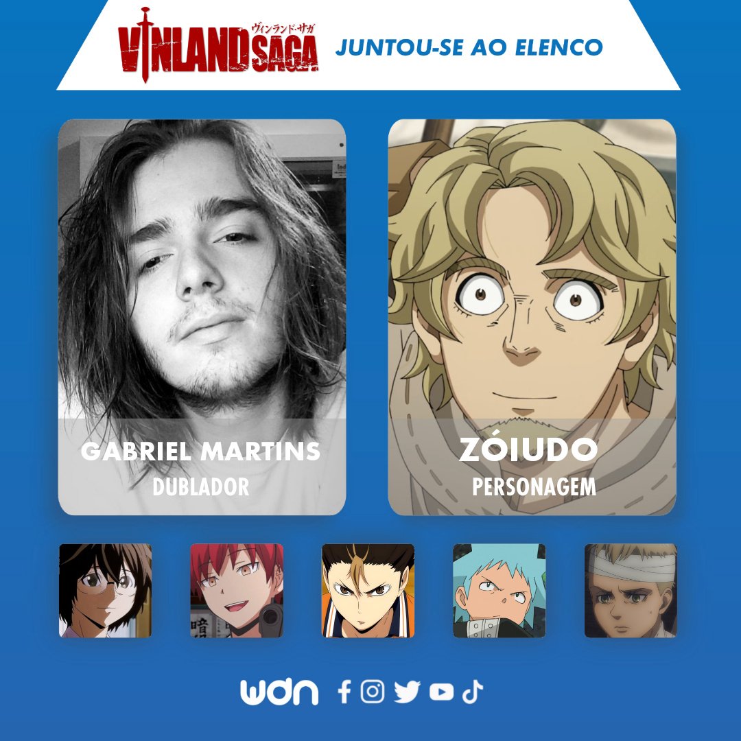 Conheça os Dubladores de Vinland Saga Season 2