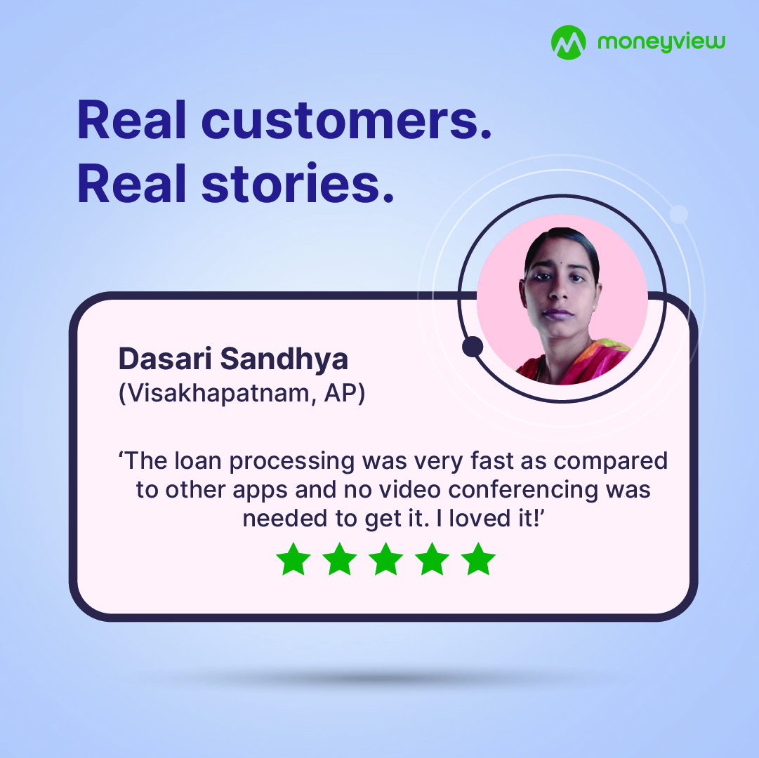 mymoneyview's tweet image. Happy customer, happy us! Aap bhi karo download moneyview. 😃
Get an instant loan up to Rs. 5 lakhs and also avail our MEGA Saving Offer*!  * T&amp;amp;C apply. 
Get the moneyview app now!  👉moneyviewloans.app.link/RKtwGen👈

#happycustomer #userreview #financialhelp #happytohelp #credit