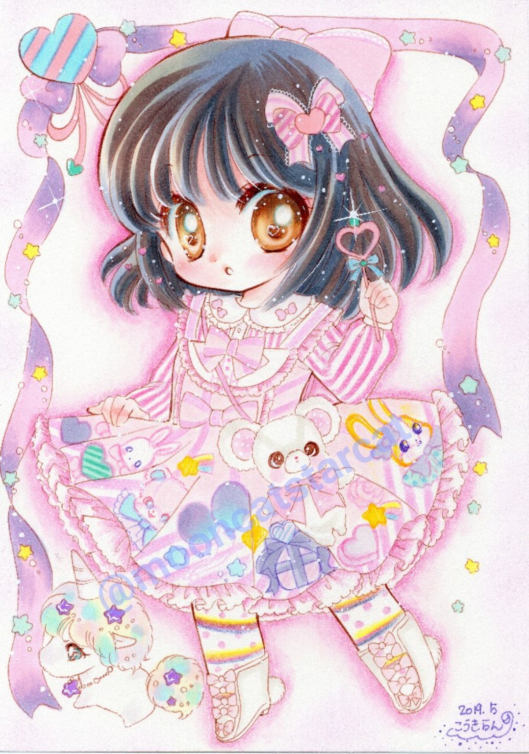 月ねこ星ねこぷろじぇくと/こうきらん (@mooncatstarcat) / X オリジナル 手描きイラスト 月ねこ星ねこぷろじぇくと