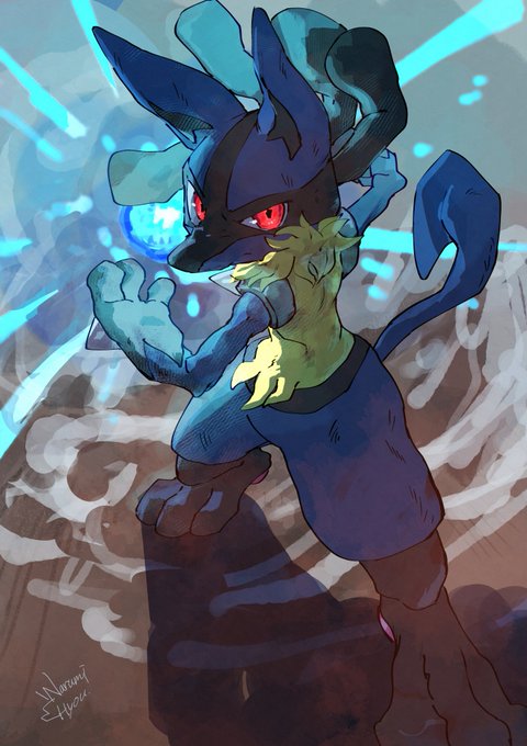 「lucario」Fan Art(Latest)｜4pages