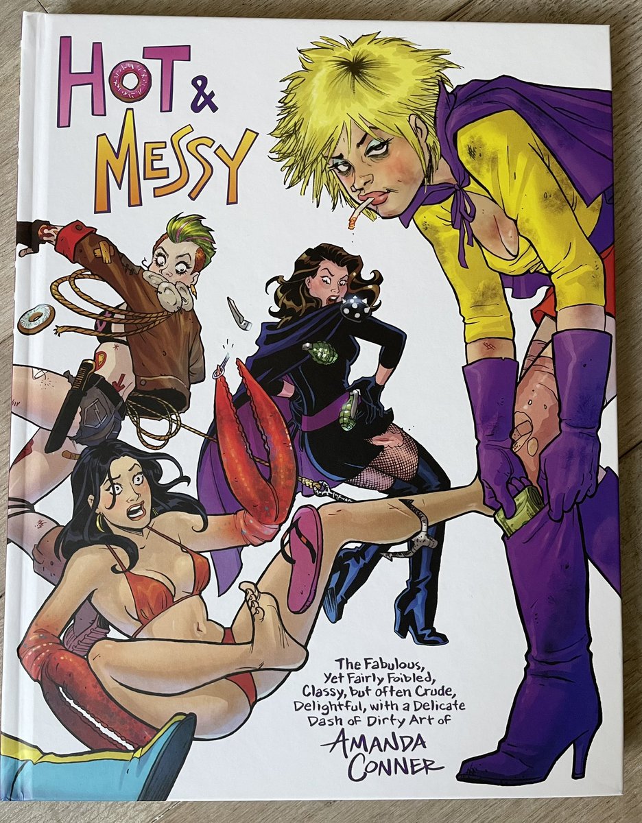 Just received this Kickstarter book from the genius that is <a href="/AmandaRantsAlot/">Amanda Conner</a>. What a funny, inventive and playful artist she is. Thanks Amanda this really has made my day.