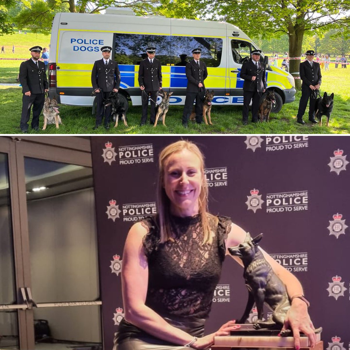 We are proud of our @MetTaskforce dog & handler teams who competed at the National police dog trials

The most enthusiastic team award went PD Buster and PC Uncle who said she hopes this award inspires others to compete in the future. 

Well done teams! 

🐶🐾💙