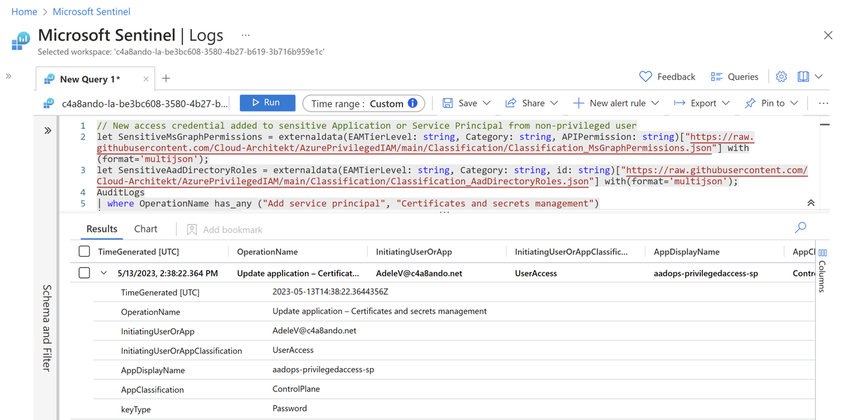 Thomas_Live's tweet photo. Preparing and rehearsal of my upcoming #ExpertsLiveNL session about #AzureAD #WorkloadIdentities. There will be many live demos! I'm also working on #KQL sample queries to show benefits of using entity enrichment (classification by #EnterpriseAccessModel) to #MicrosoftSentinel. https://t.co/KoN5Da5fkV
