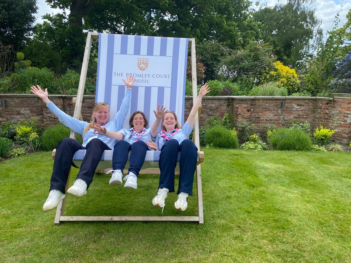 Our Region Chief Commissioner team out and about meeting our commissioners #LaSERHorizons2023