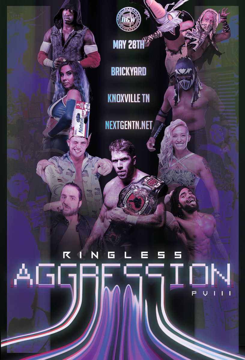 NextGenTN's tweet photo. 1 week away!

We return to the Brickyard Bar &amp; Grill in Knoxville for Project Violence 3 (Ringless Aggression)!

NO RING and NO RULES!

Including 2 Championship matches and the crowning of the FIRST EVER CARLOAD CLASSIC!

🎟️ at:
https://t.co/p3JJsjUtvU

THIS IS AN 18+ BAR SHOW! https://t.co/6aJ95G5N28