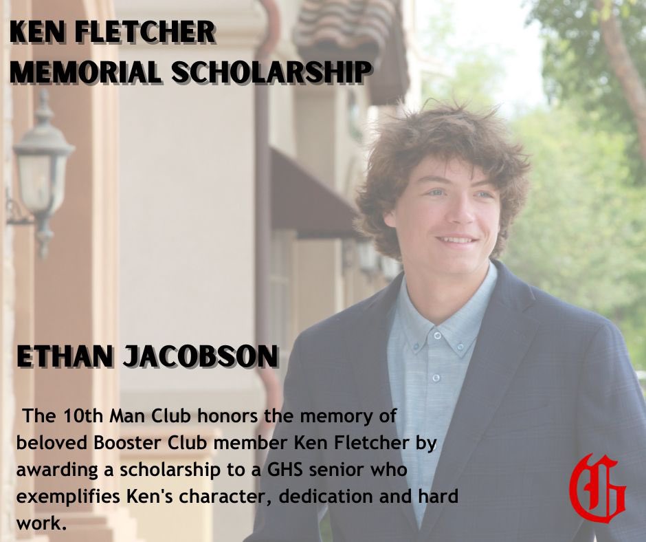 Congratulations to the 2023 Ken Fletcher Scholarship recipient 𝐄𝐭𝐡𝐚𝐧 𝐉𝐚𝐜𝐨𝐛𝐬𝐨𝐧!