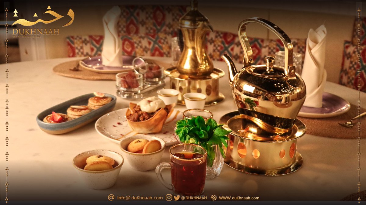 ندعوكم للاستمتاع بتجربة استثنائية مع دخنة بمناسبة #يوم_الشاي_العالمي 🫖🌱

احجز طاولتك من ذا شيفز 📲
linktr.ee/thechefz_

او اتصل على: 
٠٥٥٢١٥٤٤٥٥📞

#فن_المذاق_السعودي 
#بوليفارد_رياض_سيتي 
#مطعم_دخنه