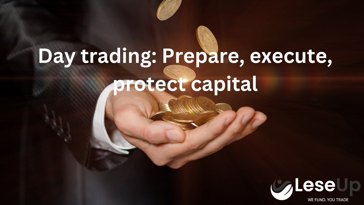LeseupT's tweet photo. "Day trading is like a battlefield. Prepare your strategy, execute with precision, and never forget to protect your capital." - Alexander Elder #daytradingadvice #LeseUp https://t.co/oZRhiam8A7