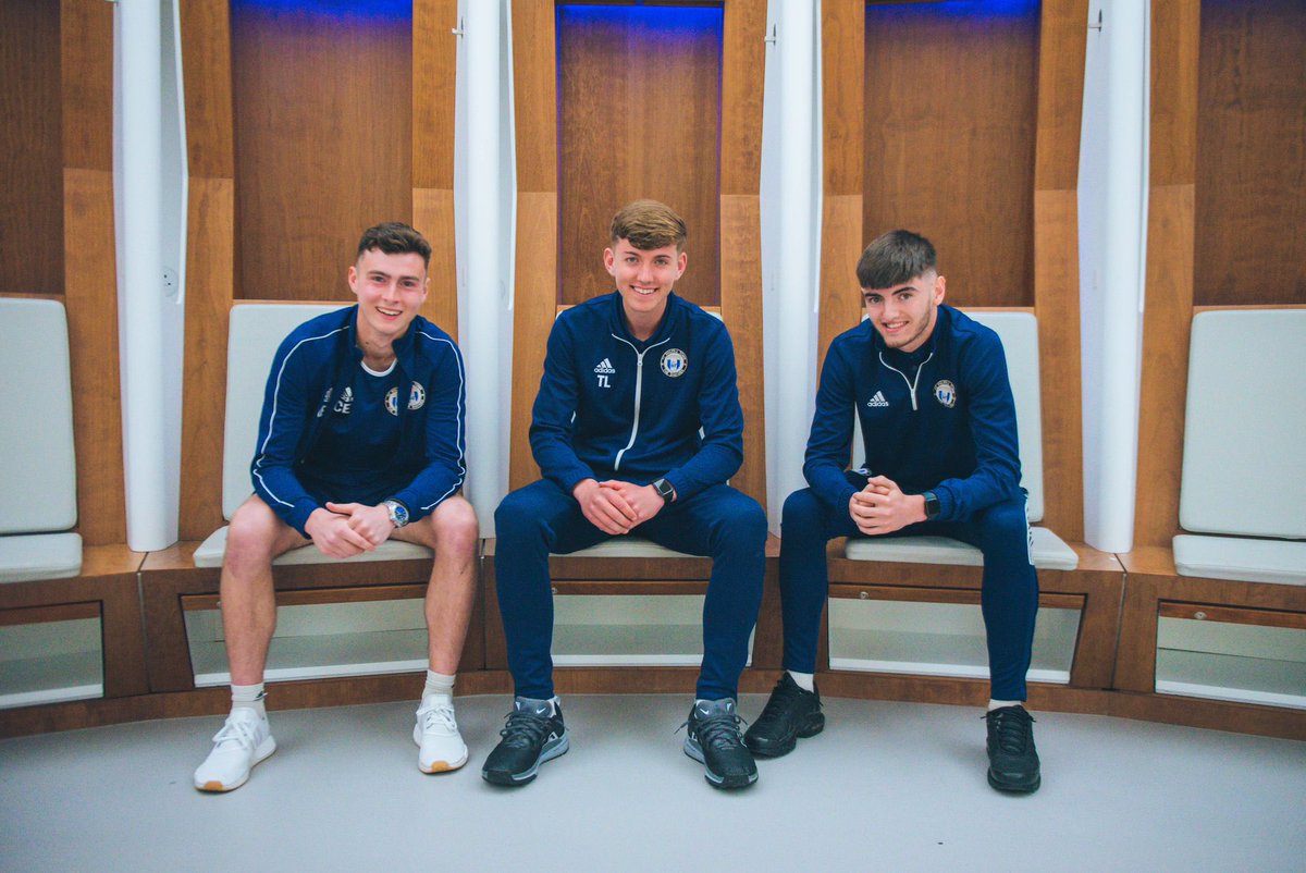 FCHTOnline's tweet photo. Town Academy 💪

Congratulations to @FCHTAcademy lads Teddy Lavelle and Frankie Sinfield for making the 18 man squad this afternoon along with Charlie English who has also travelled with the squad this afternoon! 

#Shaymen | ES https://t.co/861hBkhjfz