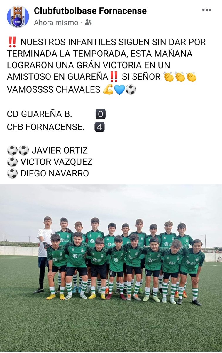 Club Fútbol Base Fornacense (@cfbfornacense) on Twitter photo 