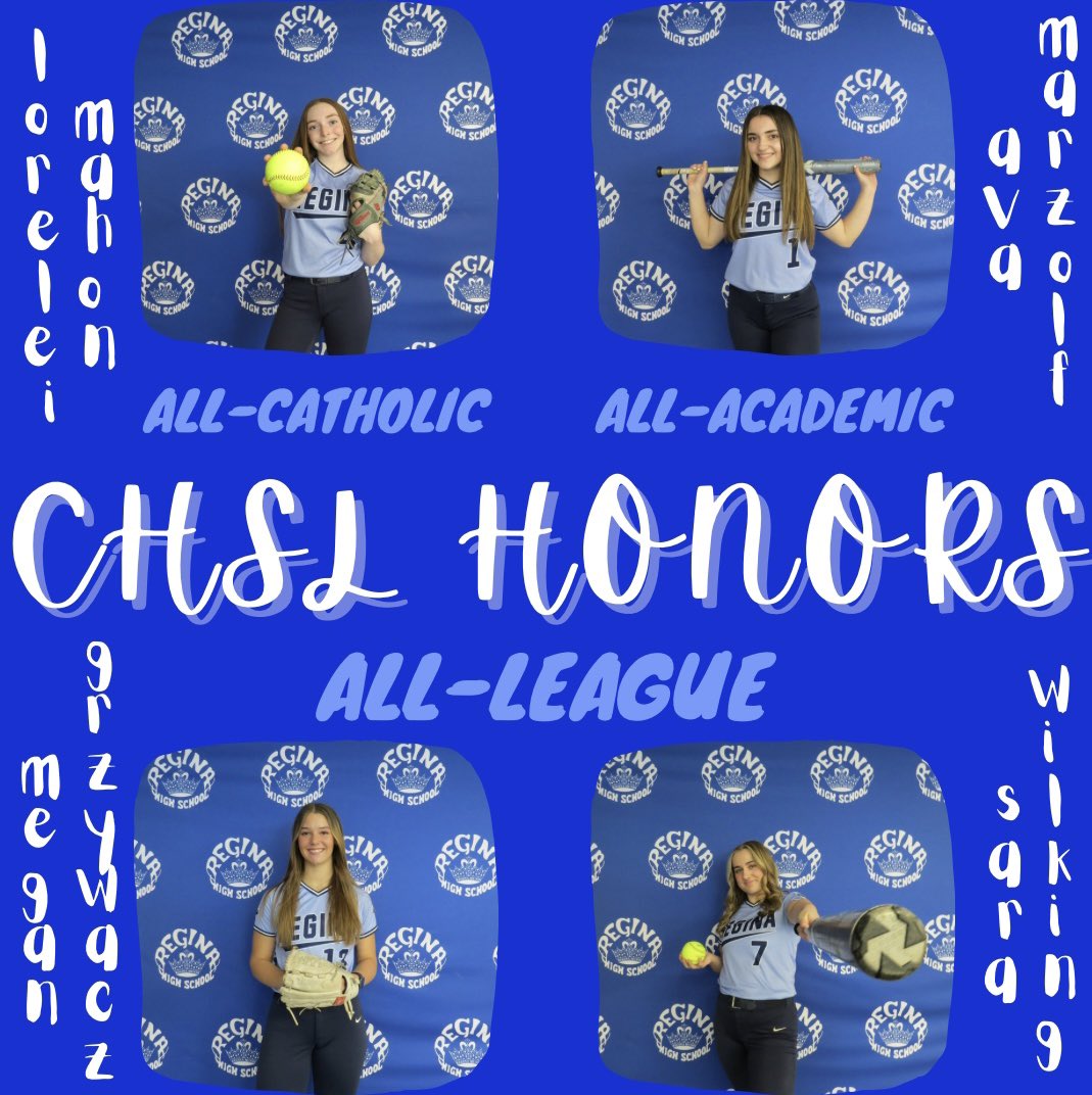 congratulations to four of players on being awarded with CHSL honor awards. they will be awarded on tuesday, at the catholic league championship game, more information to come. <a href="/RHSSaddlelites/">Regina Saddlelites</a>