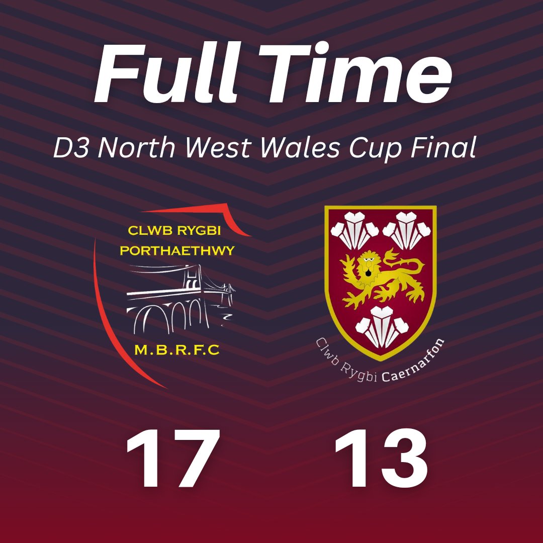 CRPorthaethwy's tweet photo. 🏆 Pencampwyr • Champions 🏆 

Diolch i Caernarfon am yr ornest. Gêm galed a thynn iawn 👏 https://t.co/0juzTPvJEJ