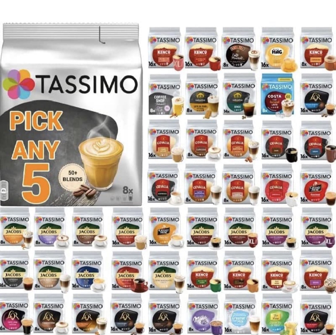 These Tassimo coffe pods are a FANTASTIC PRICE!! ☕️ 

Check them out here ➡️ amzn.to/3M9w42T

# ad