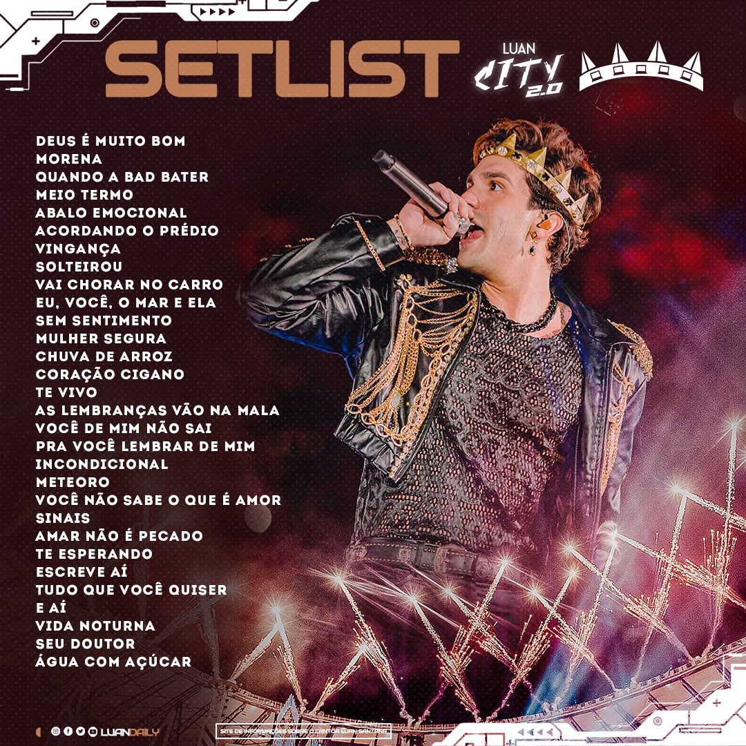 Live do Luan Santana: confira o setlist completo do show - 26/04/2020 - UOL  Entretenimento