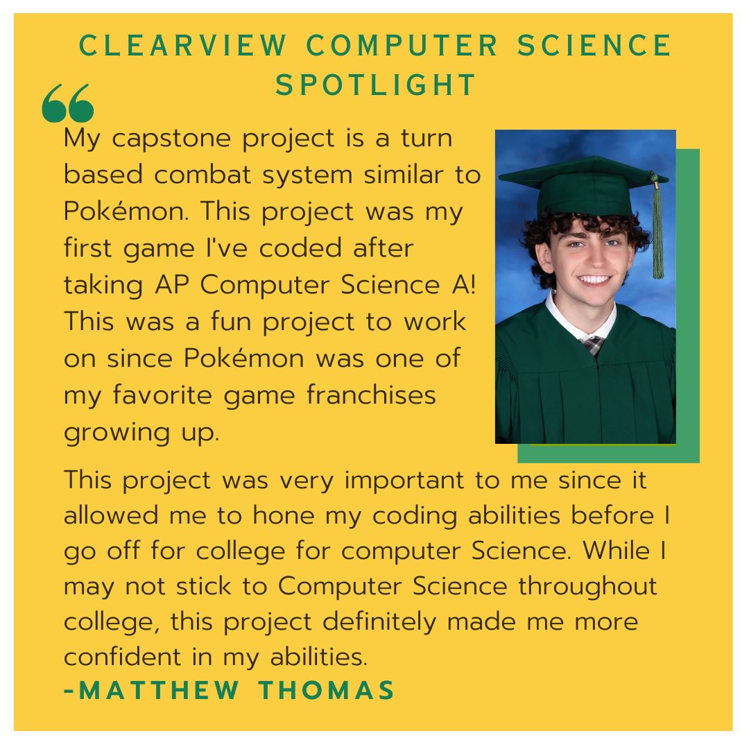 Clearview_NJ's tweet photo. You can catch Matthew @Rutgers New Brunswick next year majoring in Computer Science #StartedFromTheBottom , #NowWeHere , and @KingJames #ClearviewSTEAM https://t.co/bMr9ZPNX6A
