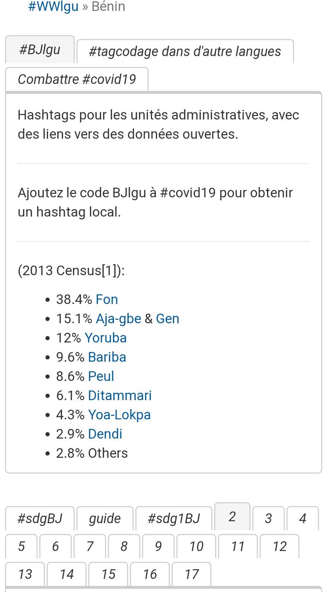 TagwikiFr's tweet image. Connaissez vous le page de #tagcodage pour le Bénin? 
fr2.wiki/ugl:benin
#BJ_coding