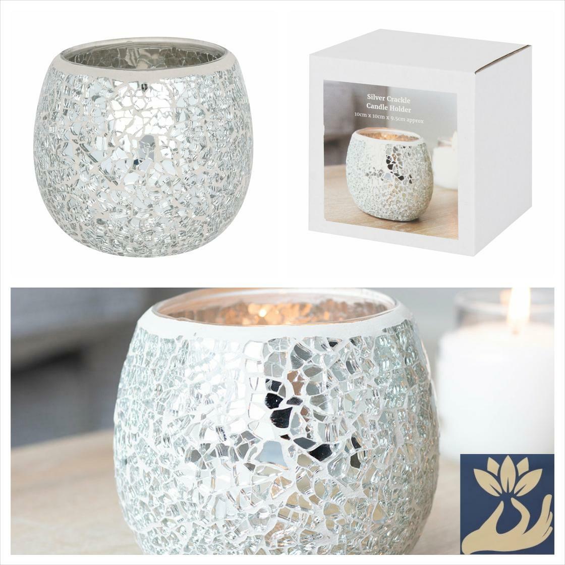 Just in! This unique Large Silver Crackle Glass Candle Holder for £8.50. 
ivelinaswaxmelts.com/products/large…