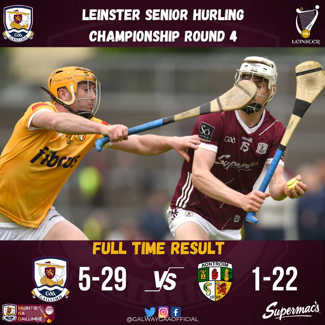 Leinster Senior Hurling Championship 

Full time in Pearse Stadium 

Well done lads 👊