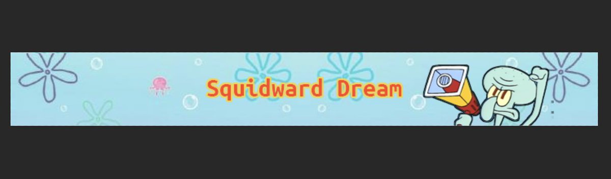 SquidwardDream's tweet photo. Come on board, friends, and set sail on the sea of meme together! #Squidward #ETH https://t.co/2mf56neHVQ