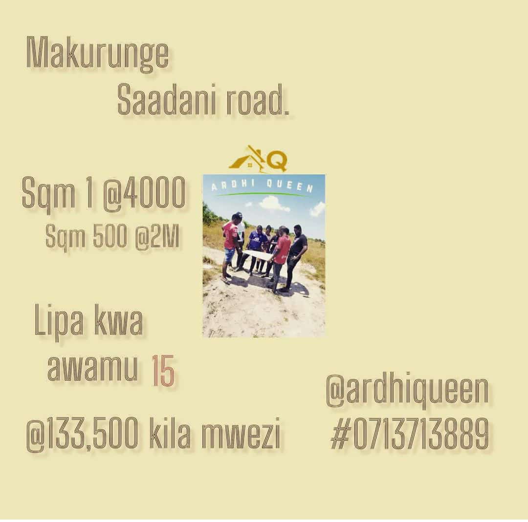 W_kibongemwepec's tweet photo. Pata 20 kwa 25 ama Sqm 500 makurunge SAADANI Road #BAGAMOYO kwa 2M  lipa kidogo kidogo kwa miezi 15 hii ni ofa maalum  hakuna downpayment ni Flatrate
Mradi upo bara bara ya kuelekea mbuga za wanyama za saadani pamoja na kiwanda cha sukari cha bakressa BAGAMAOYO SUGAR, KM 4 https://t.co/KirgeXN40P