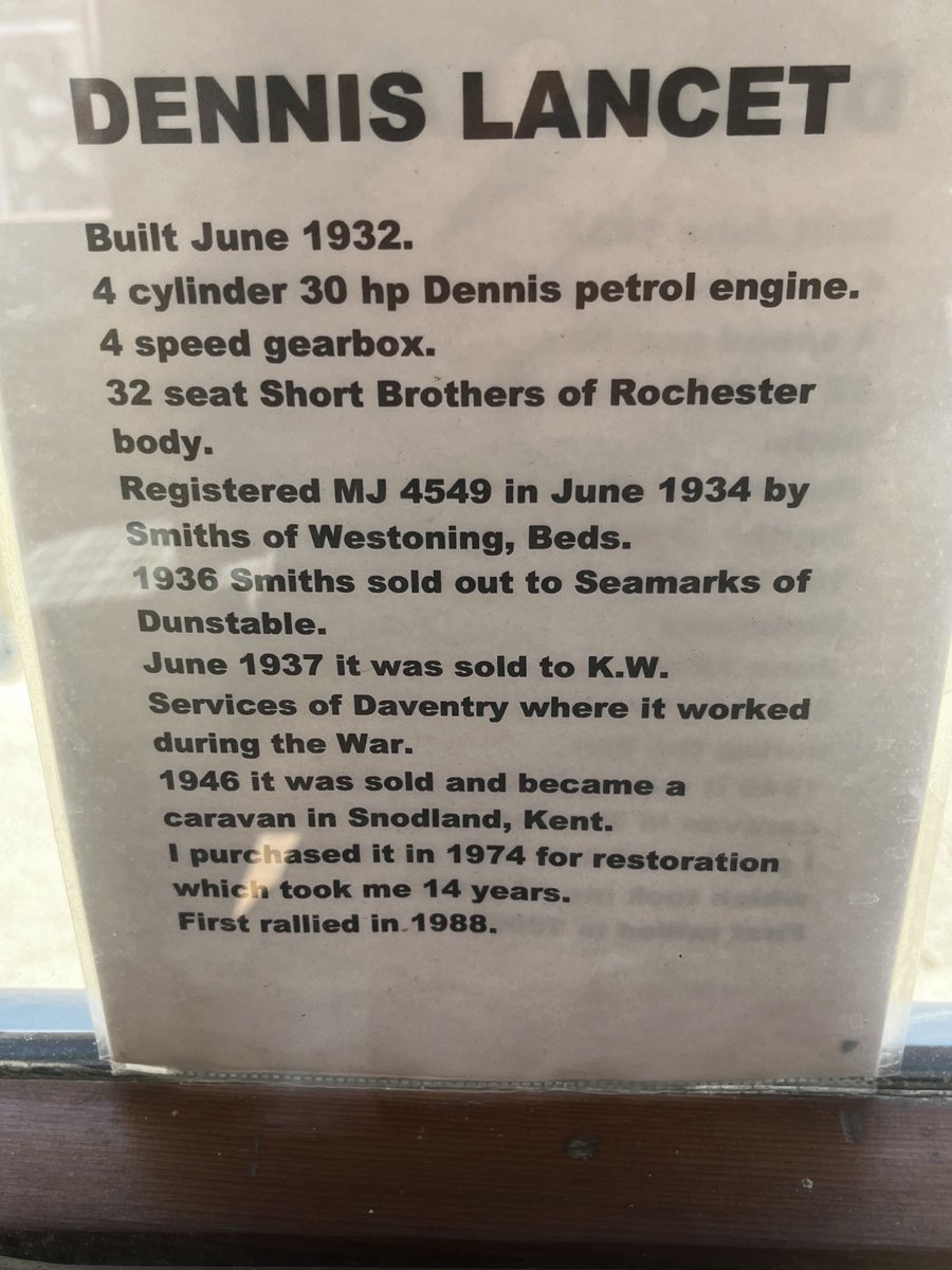 johnelworthy's tweet photo. Life story of a bus in a tweet. Built 1932. De commissioned 1944. Used as a caravan till 1973. Bought by enthusiast and restored as a bus. Couple owned it since. Live in the Fens. Their pride and joy. Took it to #busfest today at Whittlesey. Hundreds - like me - drooled over it. https://t.co/DtrOQb6t7P