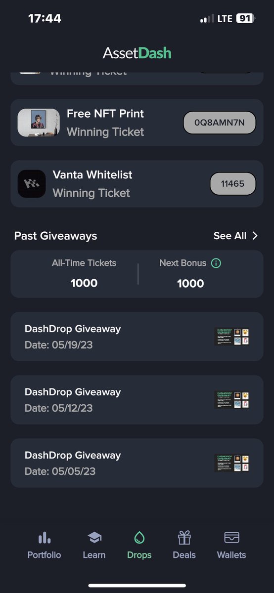 Reached 1000 tickets <a href="/assetdash/">AssetDash</a>. og over here