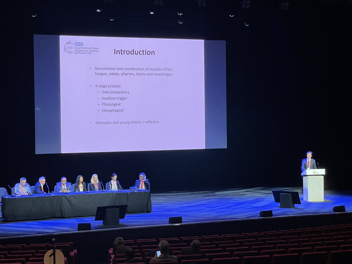 Great to see our fellow Liam Sutton presenting our our experience with laryngeal clefts with fantastic take from Ben Hartley and Vicky Thorpe flying the flag for @GreatOrmondSt #ESPO2023