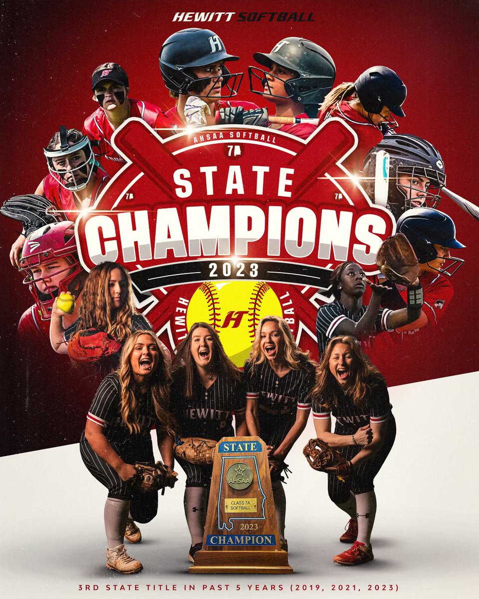 About last night……..
2023 AHSAA 7A STATE CHAMPIONS!!!!
#hewittsoftball #goldiegirls #GG4L #2023statechamps