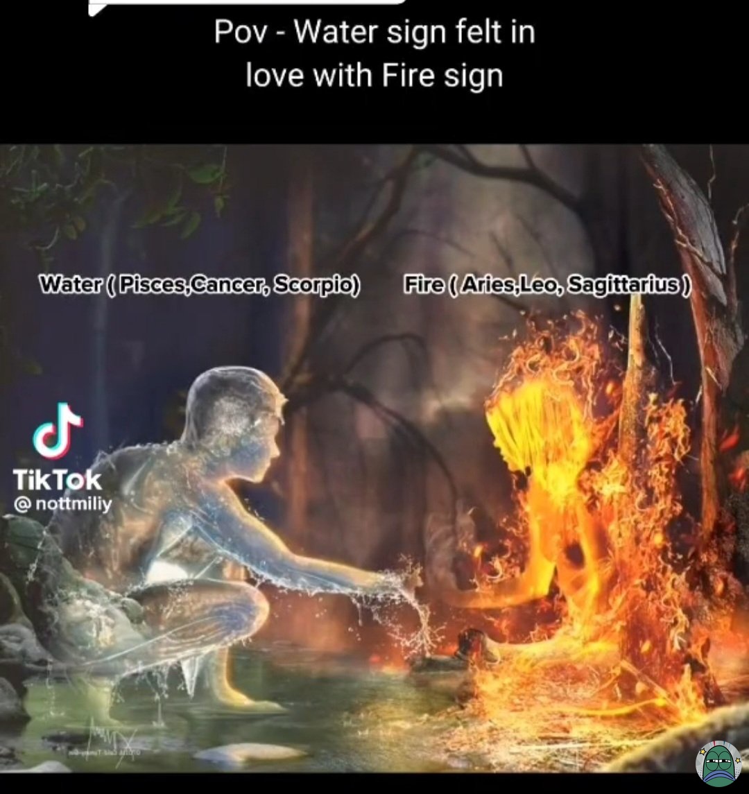 💚 fire sign emang cocok kah sama water sign?