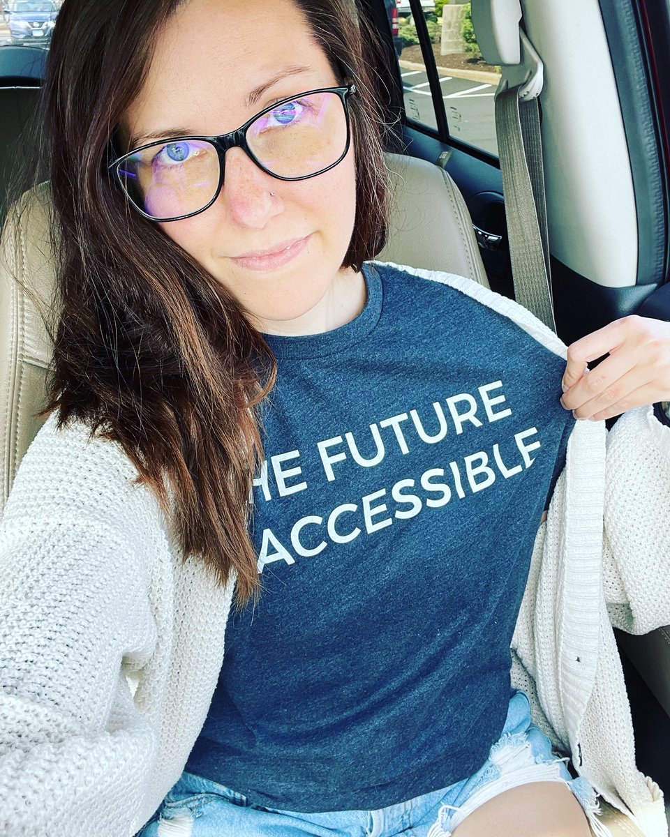#TheFutureIsAccessible 💯✨

Love this tee from @annieelainey