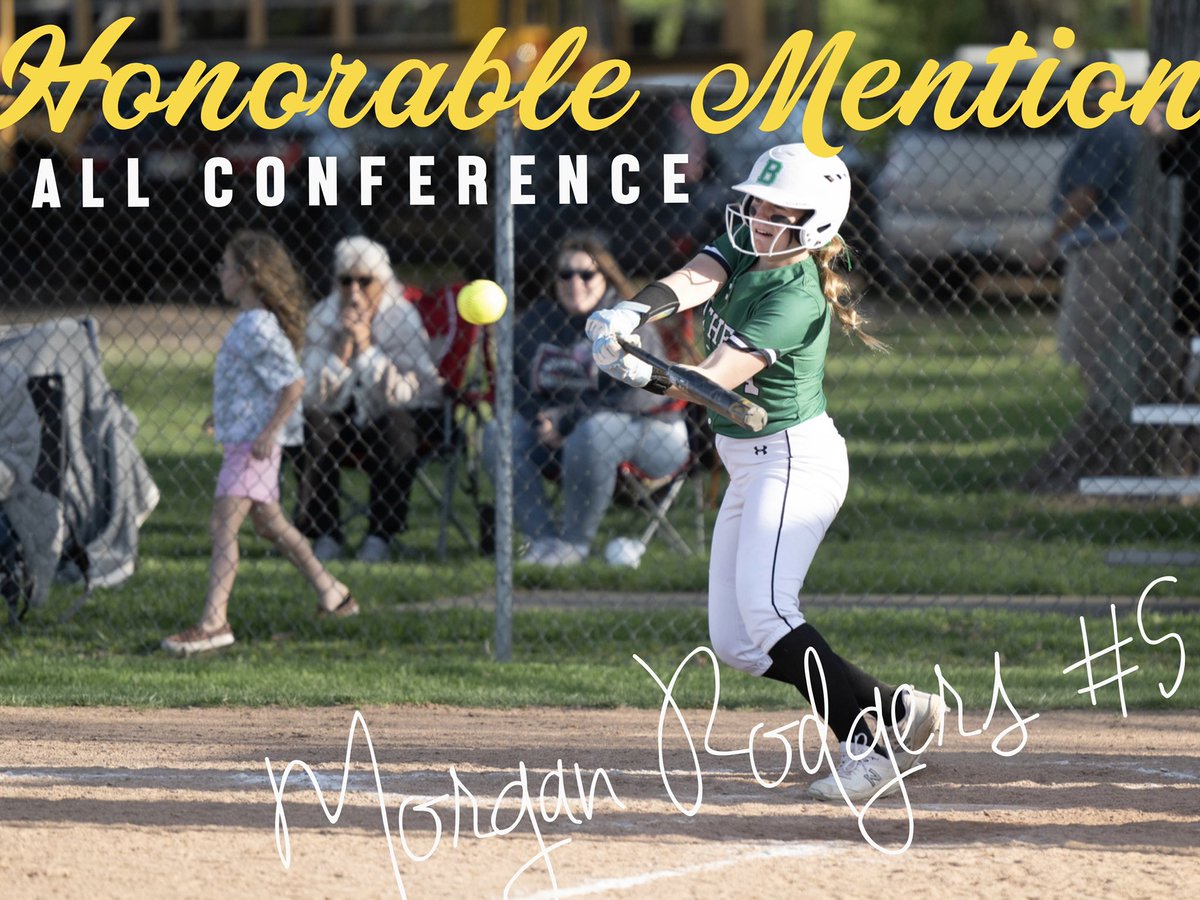 Morgan Rodgers, Junior
All-Conference Honorable Mention
#AllGasNoBrakes🌪
