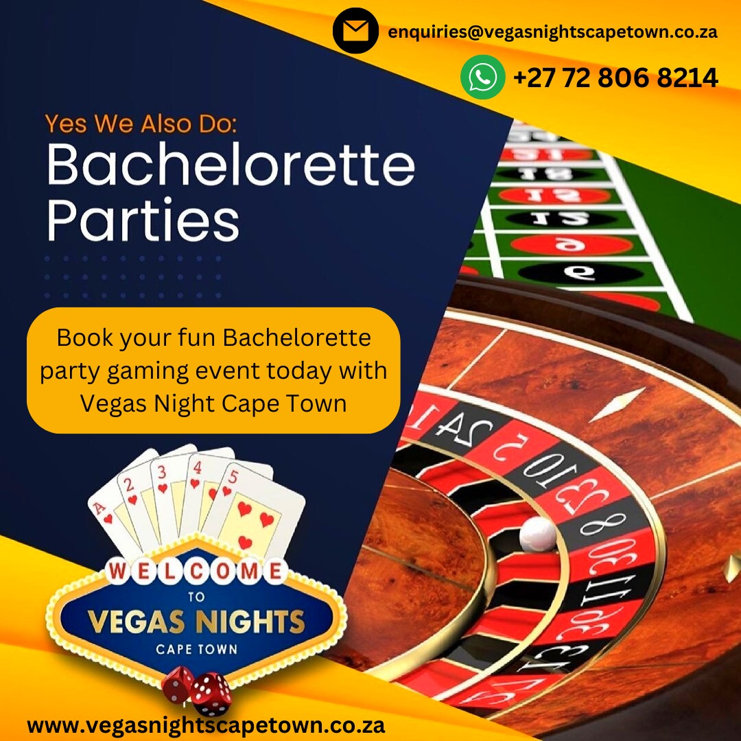 VegasNightsCT's tweet photo. Are you Planning a Bachelorette Party? We've got you covered for Fun Gaming
#fungaming #vegasnightscapetown #midyearteambuilding #teambuilding #coporateevent #fungamingevents #southafrica #capetown #westerncape #corporateevents  #christmasparty #christmasparties #corporateparty https://t.co/KxDicYbRJg