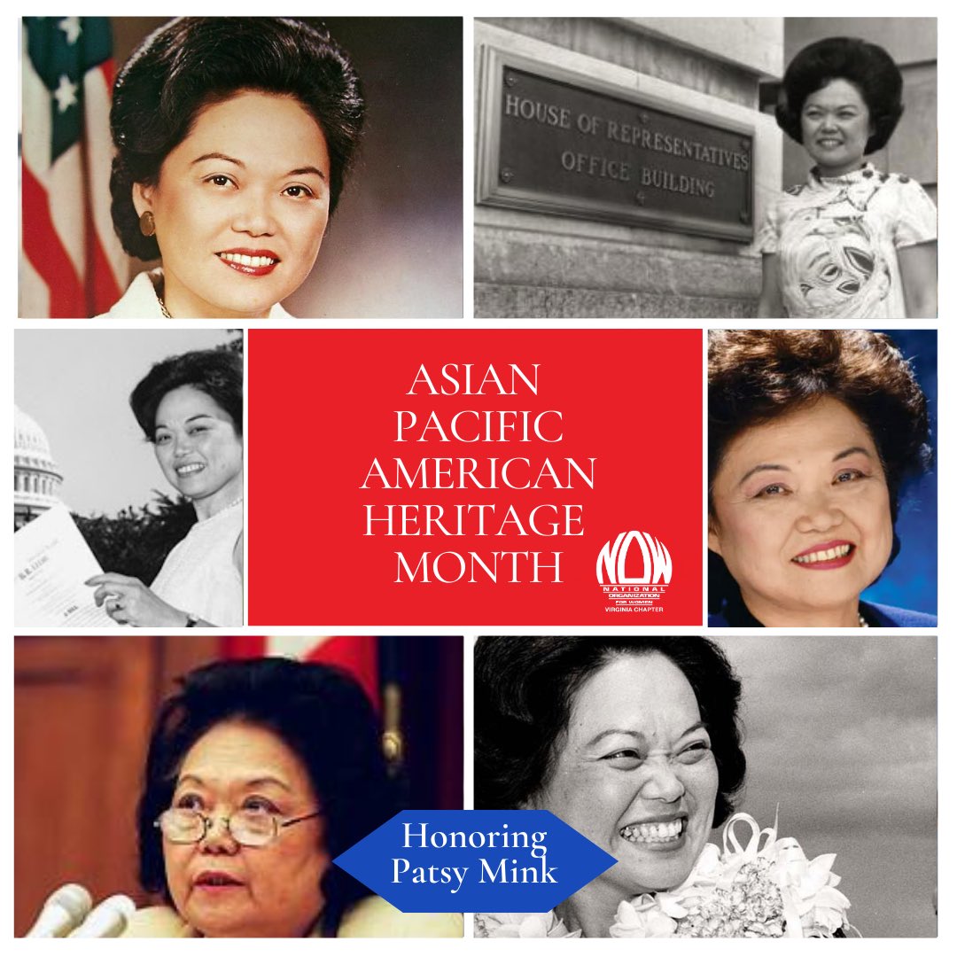 #PatsyMink always defied the odds. She was one of two women in her law school class, and when law firms wouldn’t hire her, she hung her own shingle. We honor Rep. Mink this #AsianPacificAmericanHeritageMonth 

Source: PBS

#ERANow #TitleIX #Choice 

1/